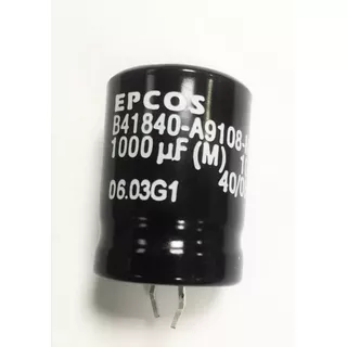 2 X Capacitor Eletrolítico 1000uf X 100v Epcos 1000uf100v