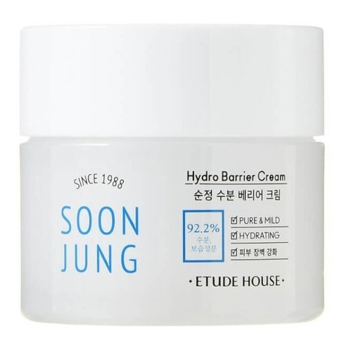 Etude House Soon Jung Hydro Barrier Cream Cosmético Coreano Tipo De Piel Mixta Sensible