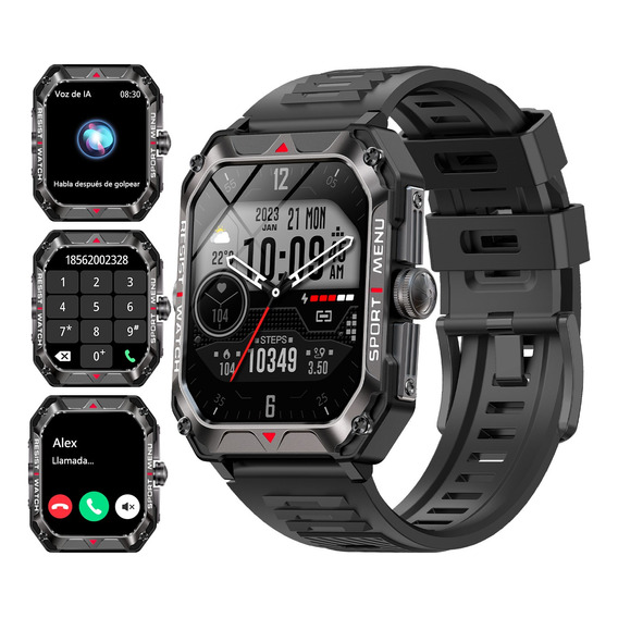 Reloj Inteligente Impermeable Deportivo Bluetooth Llamadas