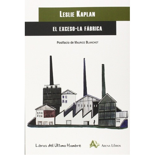Fabrica, La. El Exceso - Leslie Kaplan, De Leslie Kaplan. Editorial Arena En Español