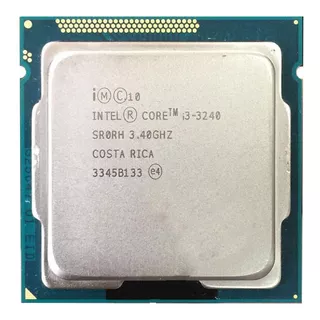 Procesador Gamer Intel Core I3-3240 Cm8063701137900 De 2 Núcleos Y  3.4ghz De Frecuencia Con Gráfica Integrada