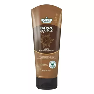 Loção Autobronzeadora Flores E Vegetais Bronze Express 120g