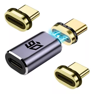 Adaptador Usb C Magnetico 40 Gbps Carga Pd100w Video 8k@60hz