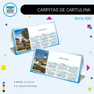 Almanaques Carpita Calendario Cartulina C/publicidad X100u