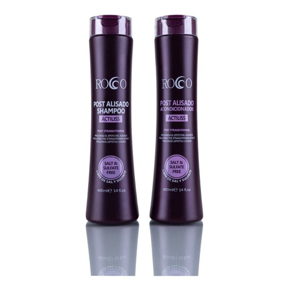 Rocco Shampoo + Acondicionador Post Alisado 400 Ml