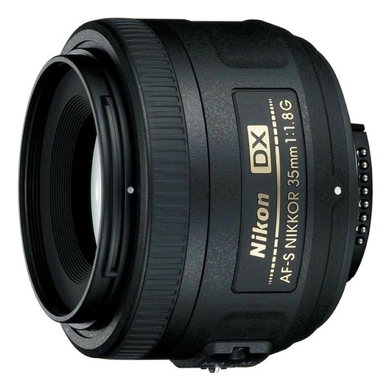 Lente Camara 35mm Nikon Nikkor Af-s Dx F/1.8g + Parasol Csi