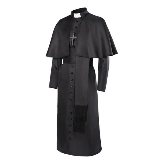 Traje De Monje De Halloween Reaper, Traje De Sacerdote Mago