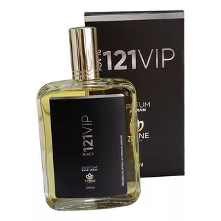 Perfume Masculino Zyone 121 Vip Black 100ml Alta Fixação Edp Parfum