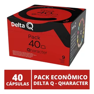 40 Cápsulas Delta Q, Pack Econômico, Qharacter, Int 9