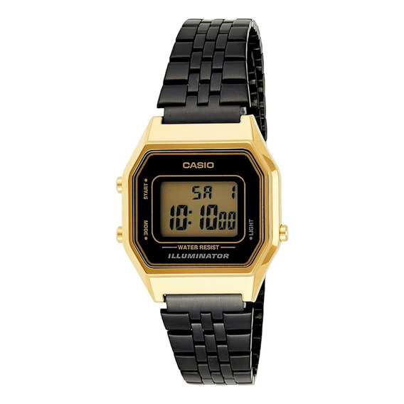 Reloj Mujer Casio La680wegb-1adf Dorado Digital