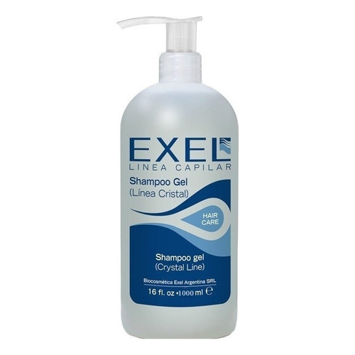 Shampoo Exel Elastina 1000 Ml Linea Gel Profesional