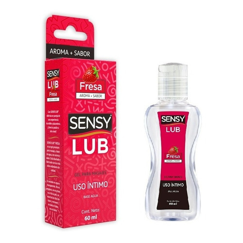Lubricante Comestible Sensy Lub Con Aroma Y Sabor 60 Ml