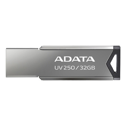 Memoria USB Adata UV250 AUV250-32G-RBK 32GB 2.0 plateado