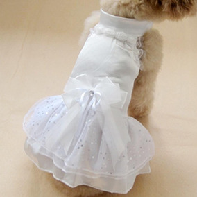 vestido de daminha para cachorro