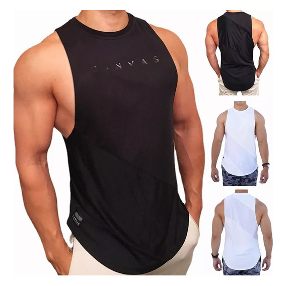 Playera Tank Sin Mangas Hombre Gym Top