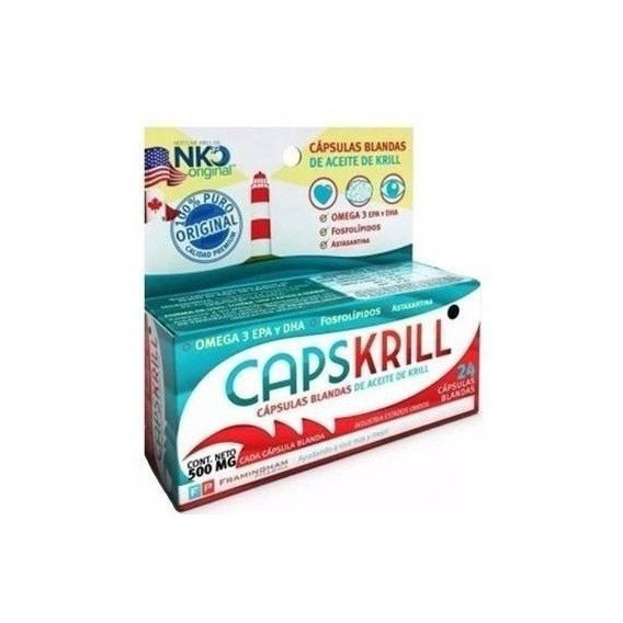 Suplemento Framingham Pharma Capskrill Omega 3 12g