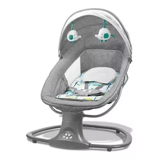 Cadeira De Balanço Para Bebê Mastela Techno Premium Elétrica Cinza