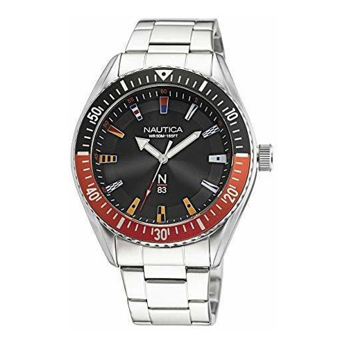 Reloj Para Hombre Nautica Napfwf Napfwf017 Plateado