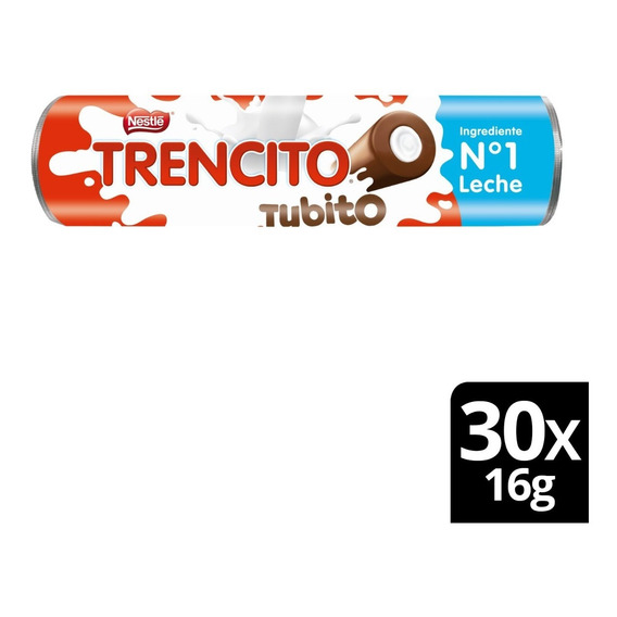 Chocolate De Leche Trencito® Tubito 30x16g