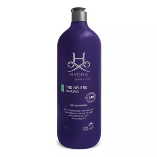 Shampoo Pet Society Cães Gatos Hydra Groomers Pro Neutro 1l