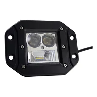 Faro Led 4 Para Encastrar C/flash 12/24v 18w Blanco