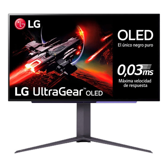 Monitor gamer LG UltraGear 27GR95QE 26.5" negro 100V/240V