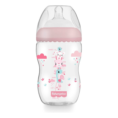 Biberón First Moments Boca Super Ancha Rosa 330ml