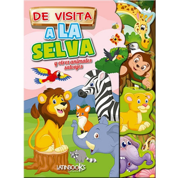 Libro Infantil Troquelado Selva - Granja - Mar - Dinosaurios