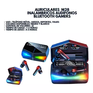 Audífonos Inalámbricos Bluetooth Gamer M28