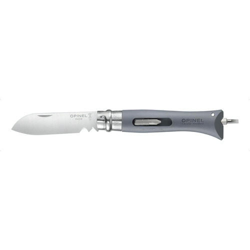 Cortapluma Opinel Diy Nº09 Gris Cuchillo Destornillador