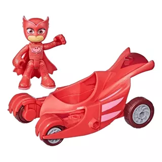 Veiculo E Figura Pj Masks Planador Coruja E Corujita Hasbro