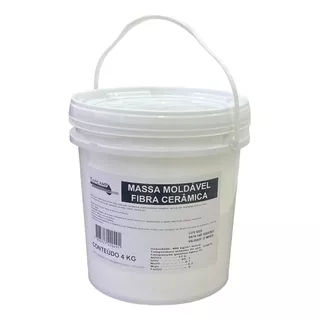 Massa Moldavel Fibra Cerâmica  Reparos De Trincas Fornos 4kg