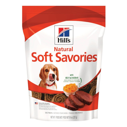 Snack Para Perro Hills Soft Savories Beef And Cheddar 8  Oz