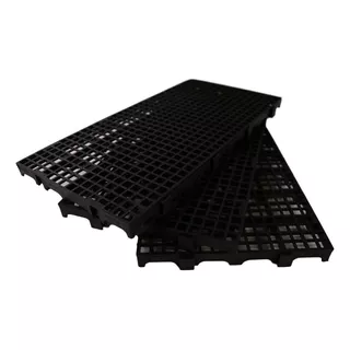 10 Pisos 2,5x25x50 Estrado Deck Plastico - Pallet