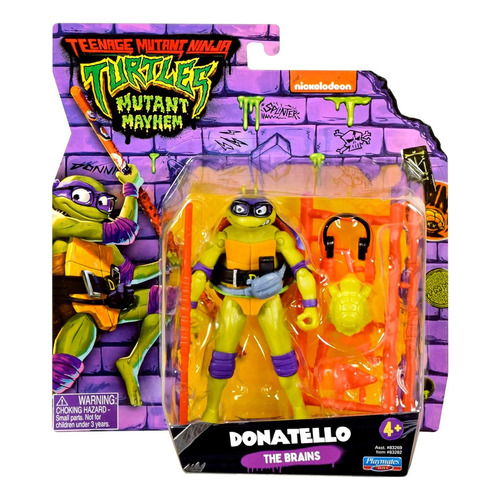 Tortugas Ninja Figura Articulada C/acc Donatello 83269d