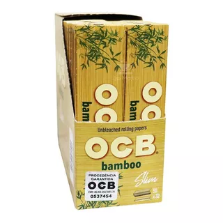 Caixa De Seda Ocb Bamboo King Size - Tabacaria Atacado