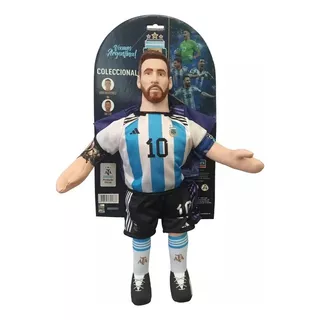 Muñeco Soft Afa Argentina Leo Messi Campeon Mundial Newtoys