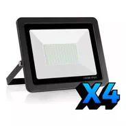 Reflector Led 100w Multiled Foco Exterior Pack 4