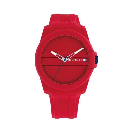 Reloj Para Hombre Tommy Hilfiger Austin 1710598 Rojo