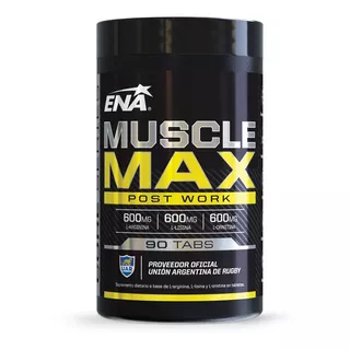 2 Unidades Muscle Max X90 Tab Ena Oxido Nitrico Arginina
