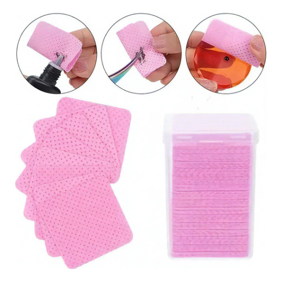 Papel Sin Pelusa Para Extensiones De Pestañas O Uñas 200pcs