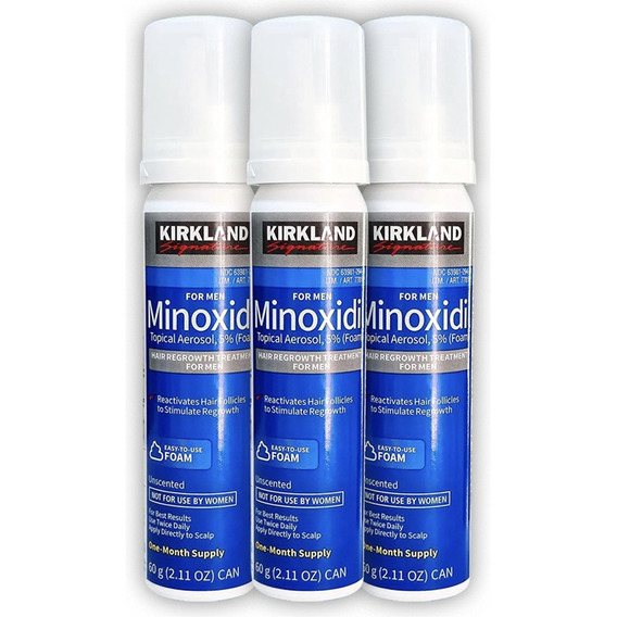 Minoxidil 5% Espuma Foam 3 Meses Tratamiento