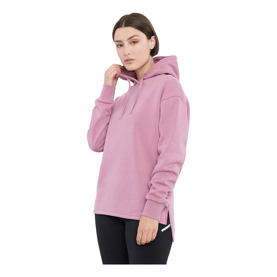 Polerón Mujer Deportivo Hoodie Palo Rosa Corona