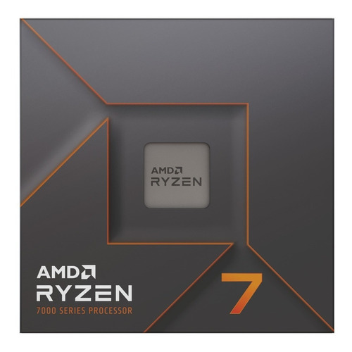 Procesador gamer AMD Ryzen 7 7700X 100-100000591WOF  de 8 núcleos y  5.4GHz de frecuencia con gráfica integrada
