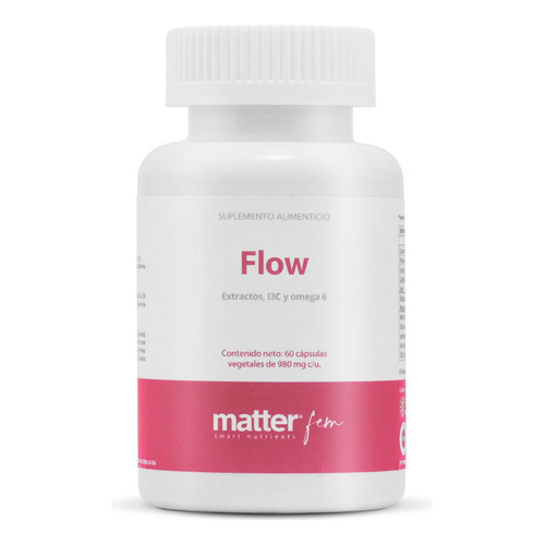 Matter Smart Nutrients Flow  - Espasmos Omega 6 Cólicos Menstruales  - Sin sabor