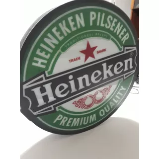 Cartel Luminoso Led Cerveza Heineken 