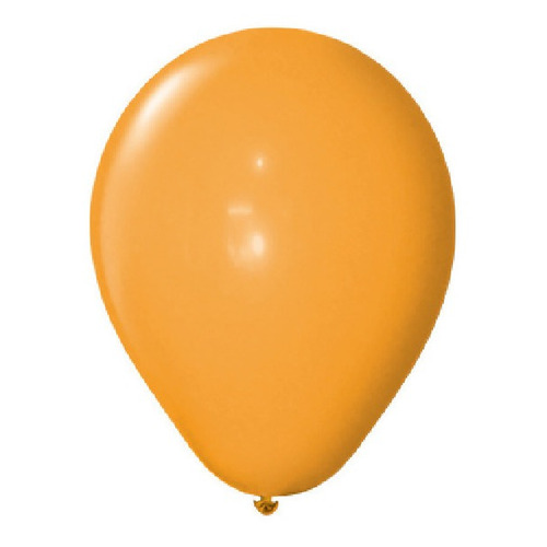 Globos Surtidos Estandar 9 X 50 Cotillon Fiesta Latex Color Color Naranja