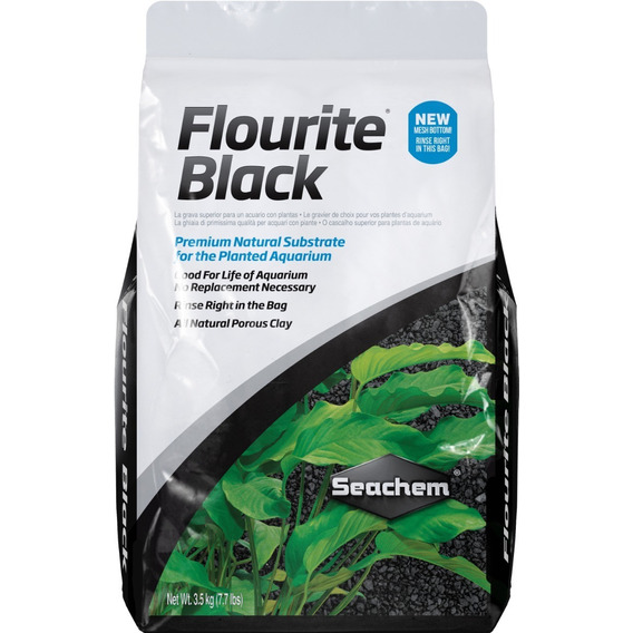 Flourite Black Seachem Sustrato Acuarios Plantas Grava 3.5kg