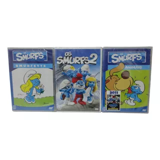 Os Smurfs # Lote Com 5 Dvd's Originais Lacrados