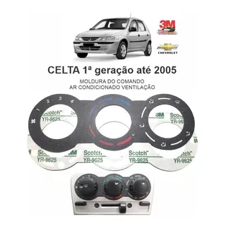 Moldura Adesivo 3m Ar Ventilação Gm Celta 1a. Geração 00 05 